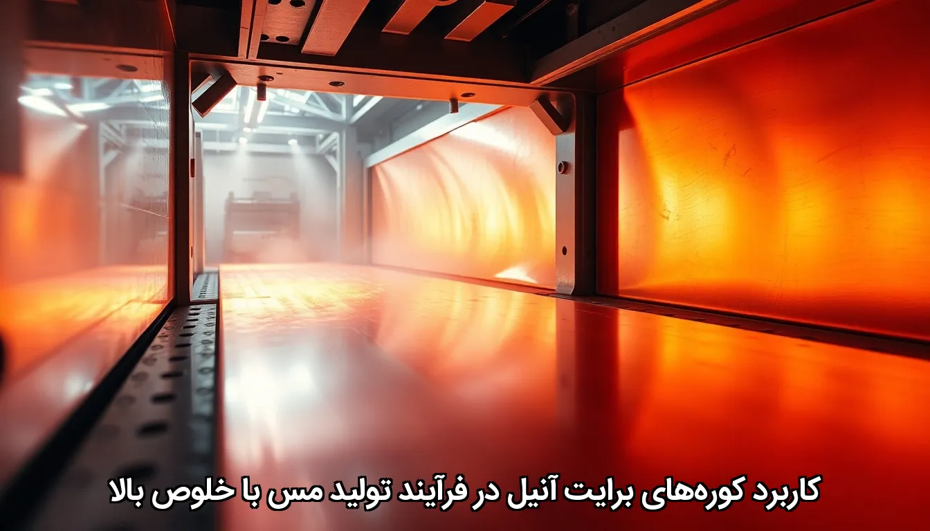کاربرد کوره‌های برایت آنیل در فرآیند تولید مس با خلوص بالا