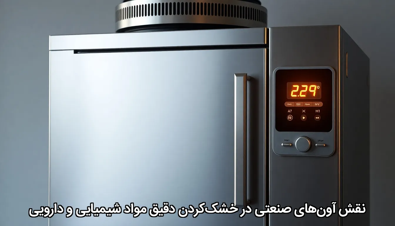 نقش آون‌های صنعتی در خشک‌کردن دقیق مواد شیمیایی و دارویی