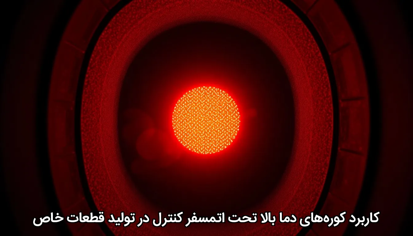 کاربرد کوره‌های دما بالا تحت اتمسفر کنترل در تولید قطعات خاص