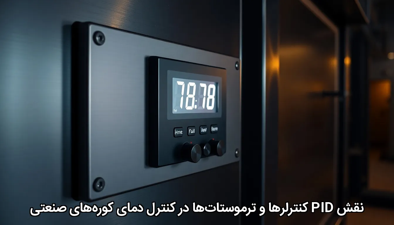 نقش PID کنترلرها و ترموستات‌ها در کنترل دمای کوره‌های صنعتی