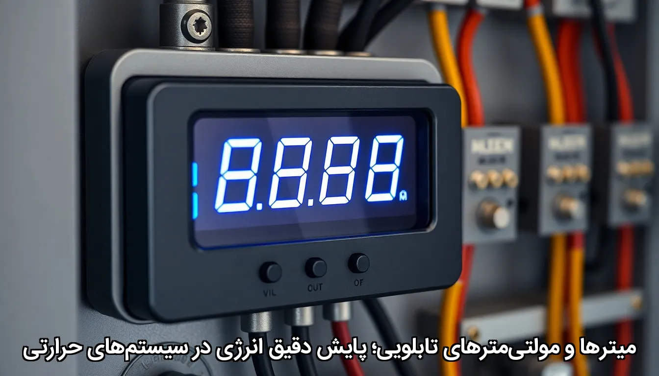 میترها و مولتی‌مترهای تابلویی؛ پایش دقیق انرژی در سیستم‌های حرارتی