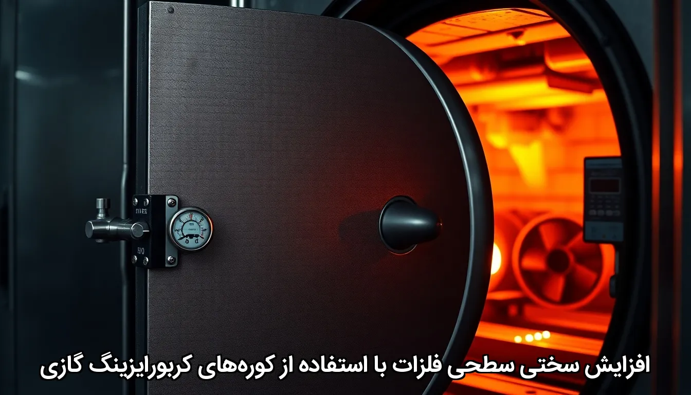 افزایش سختی سطحی فلزات با استفاده از کوره‌های کربورایزینگ گازی