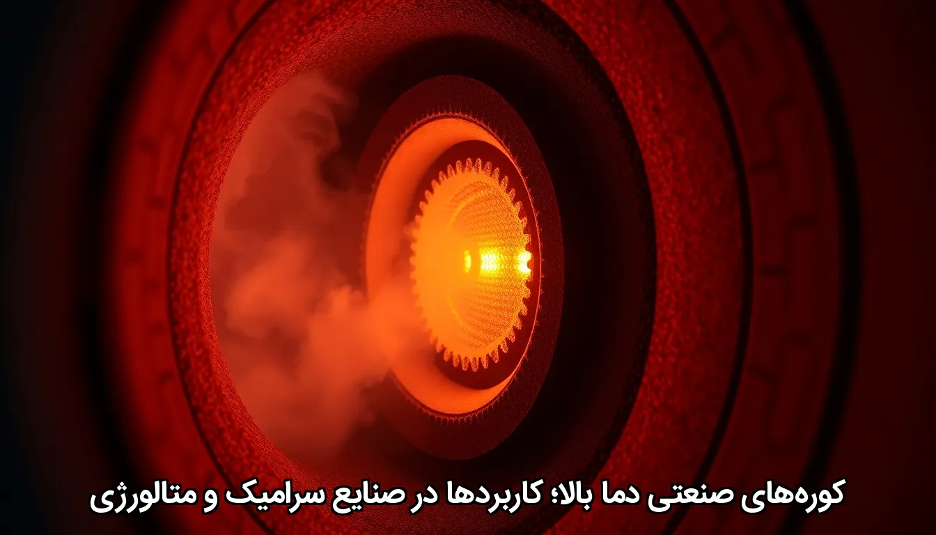 کوره‌های صنعتی دما بالا؛ کاربردها در صنایع سرامیک و متالورژی