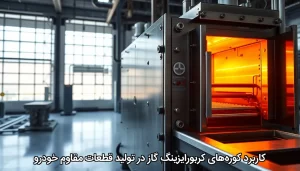 کاربرد کوره‌های کربورایزینگ گاز در تولید قطعات مقاوم خودرو