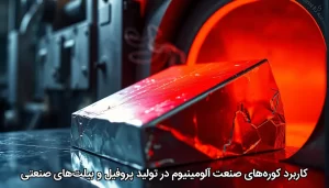 کاربرد کوره‌های صنعت آلومینیوم در تولید پروفیل و بیلت‌های صنعتی