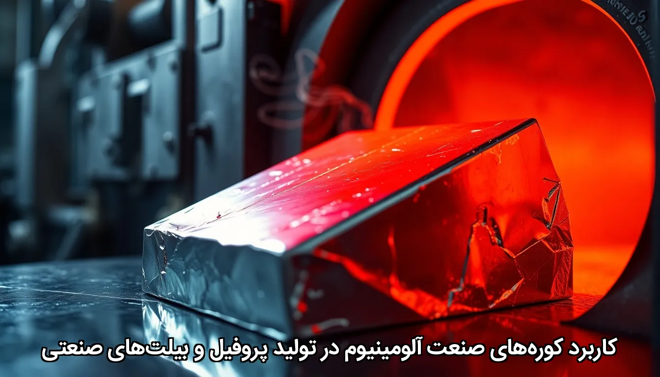 کاربرد کوره‌های صنعت آلومینیوم در تولید پروفیل و بیلت‌های صنعتی