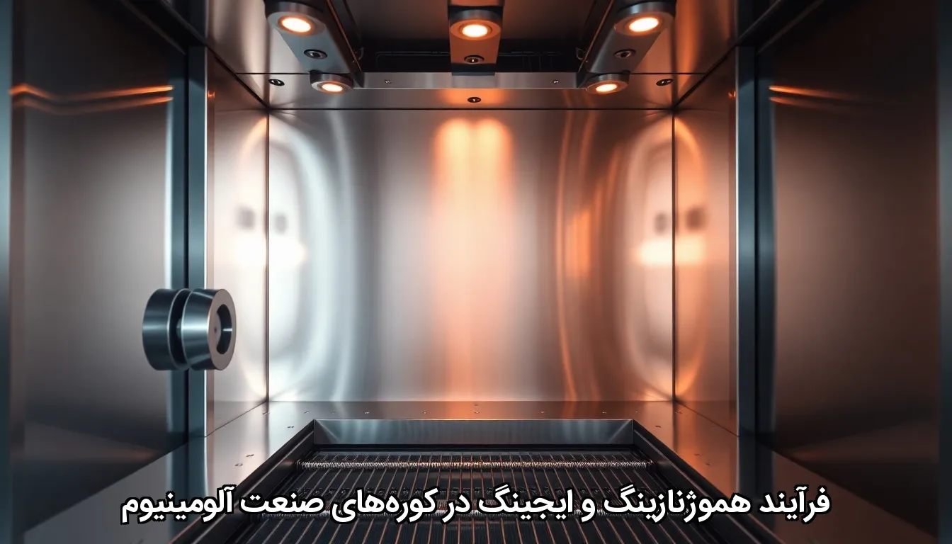 فرآیند هموژنازینگ و ایجینگ در کوره‌های صنعت آلومینیوم