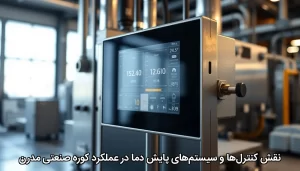 نقش کنترل‌ها و سیستم‌های پایش دما در عملکرد کوره صنعتی مدرن