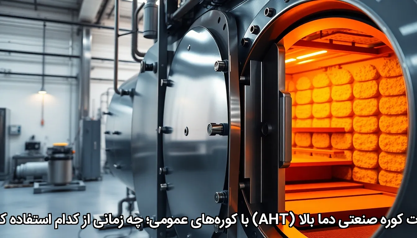 تفاوت کوره صنعتی دما بالا (AHT) با کوره‌های عمومی؛ چه زمانی از کدام استفاده کنیم؟